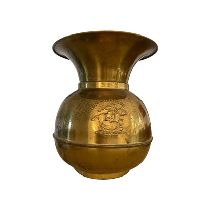 pony express chewing tobacco cut plug Vintage Brass Copper Spittoon Pony Express Brass Vase