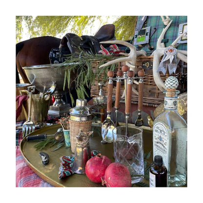 Blue Grass Bar Set